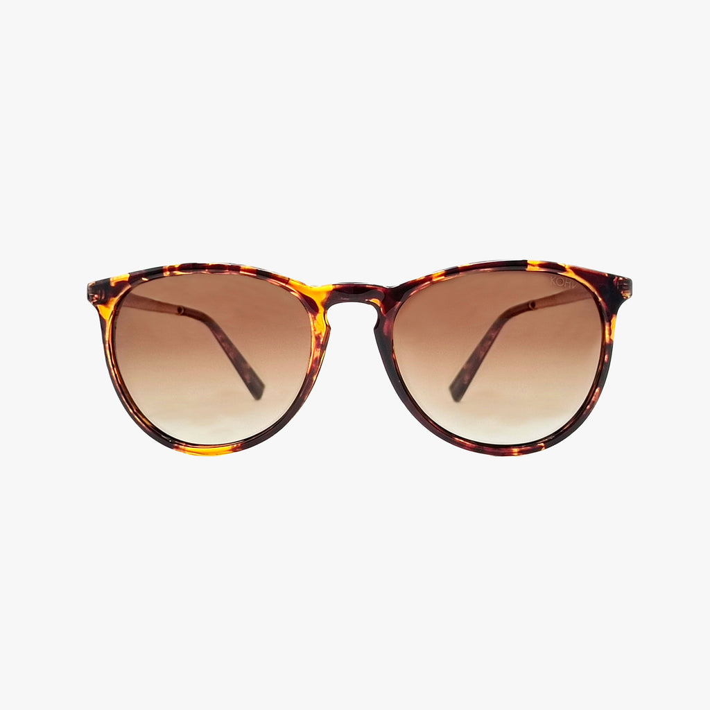 HALE CLASSIC TORTOISE Polarized Round Fashion Sunglasses