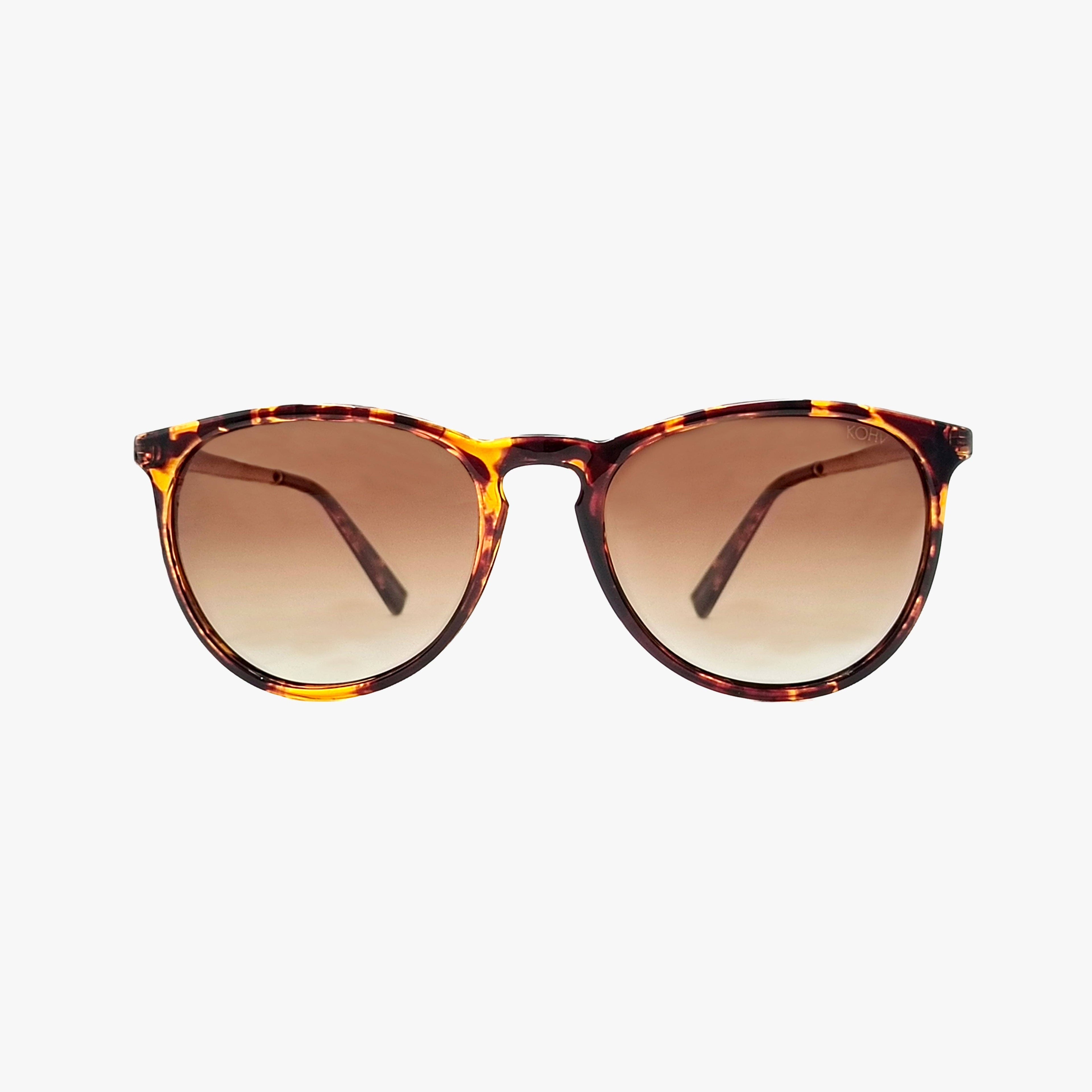 HALE CLASSIC TORTOISE Polarized Round Fashion Sunglasses