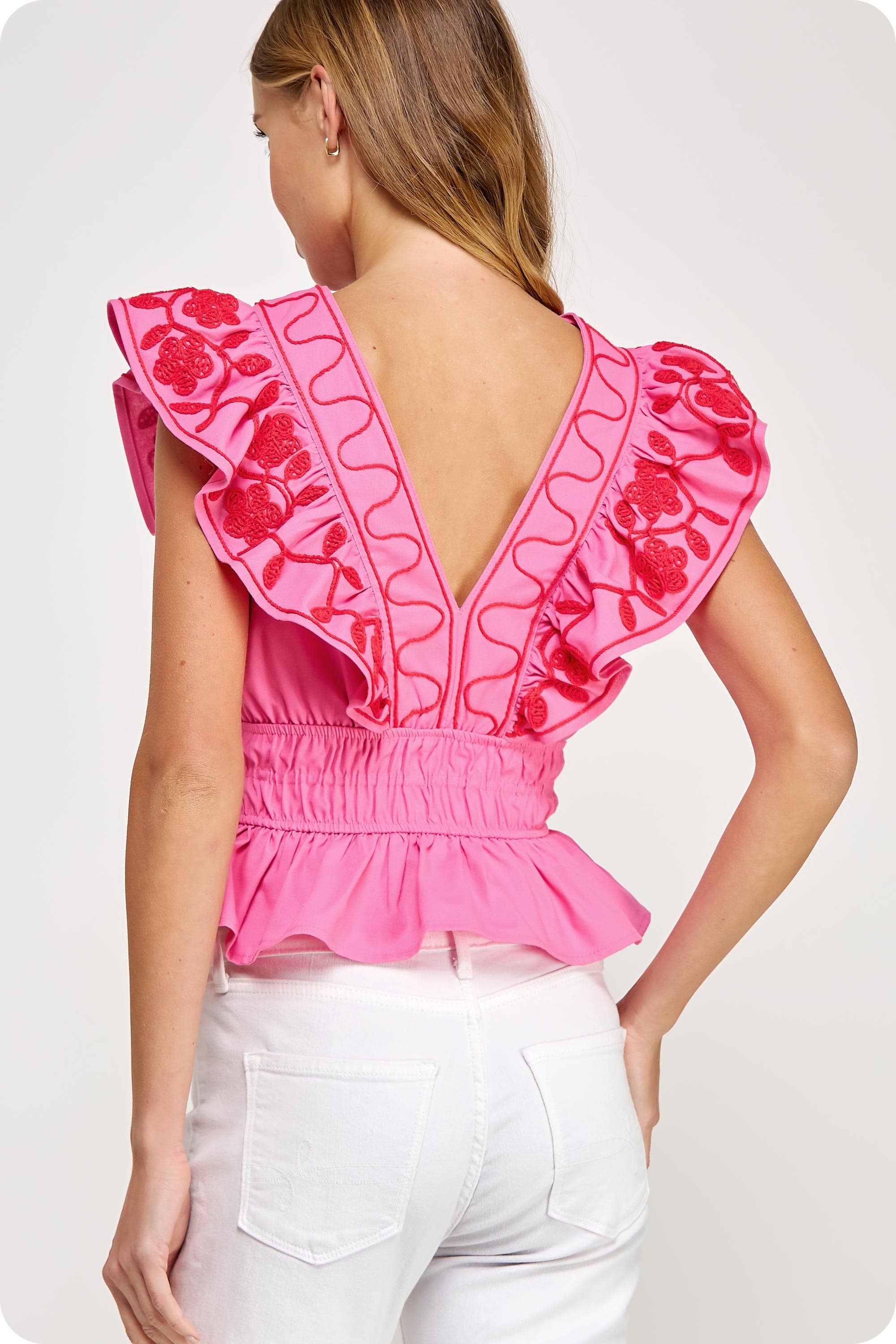 "Ashley" Linen Top