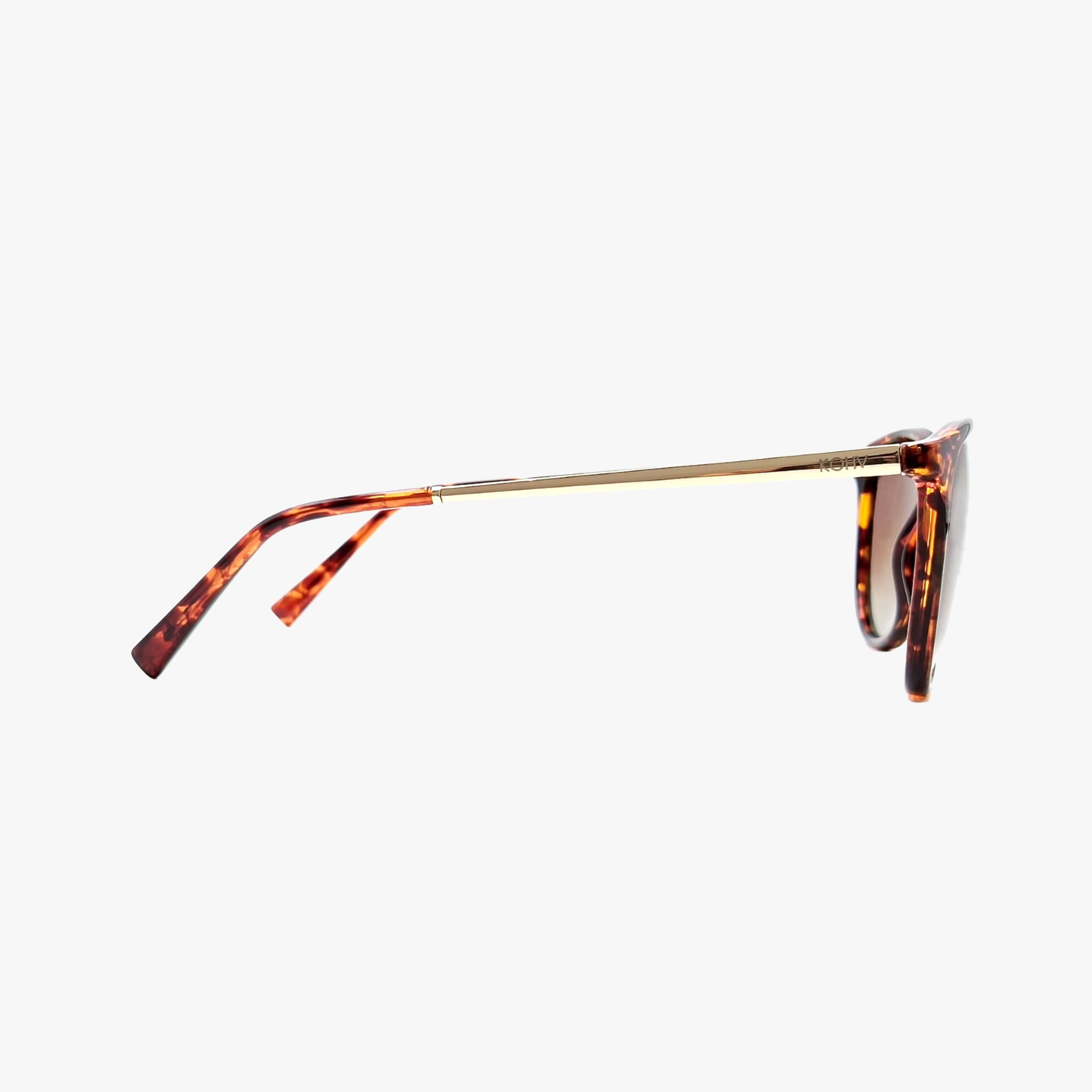 HALE CLASSIC TORTOISE Polarized Round Fashion Sunglasses