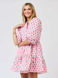 Riley Mini Dress | Flora Fanfare Pink