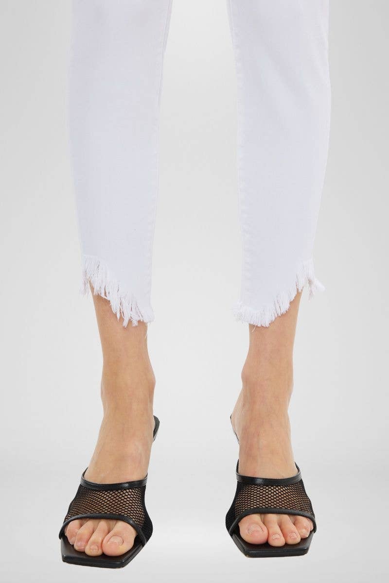 "Raleigh" White Skinny Jeans