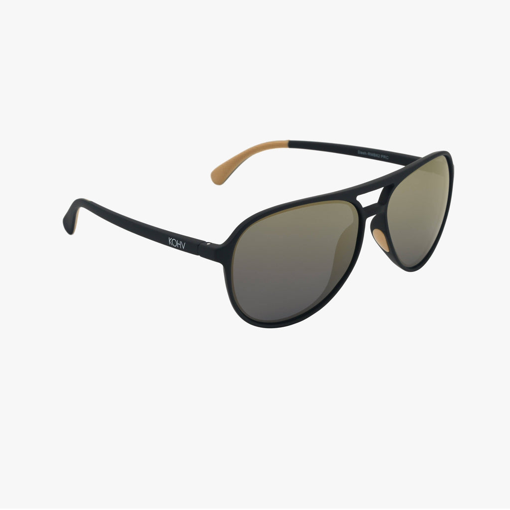 DASH BRONZE Polarized Active Soft Rubber Aviator Sunglasses