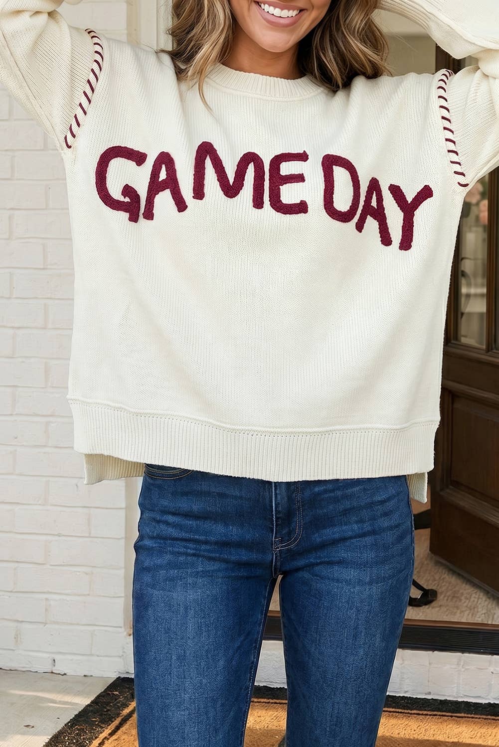Gameday Football Casual Pullover Sweater