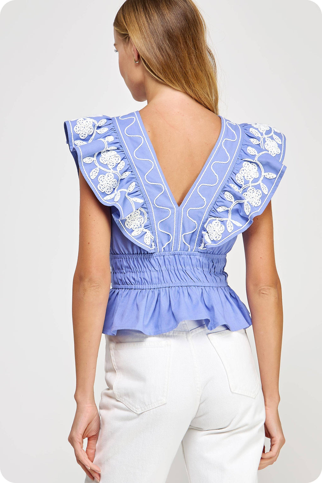 "Ashley" Linen Top