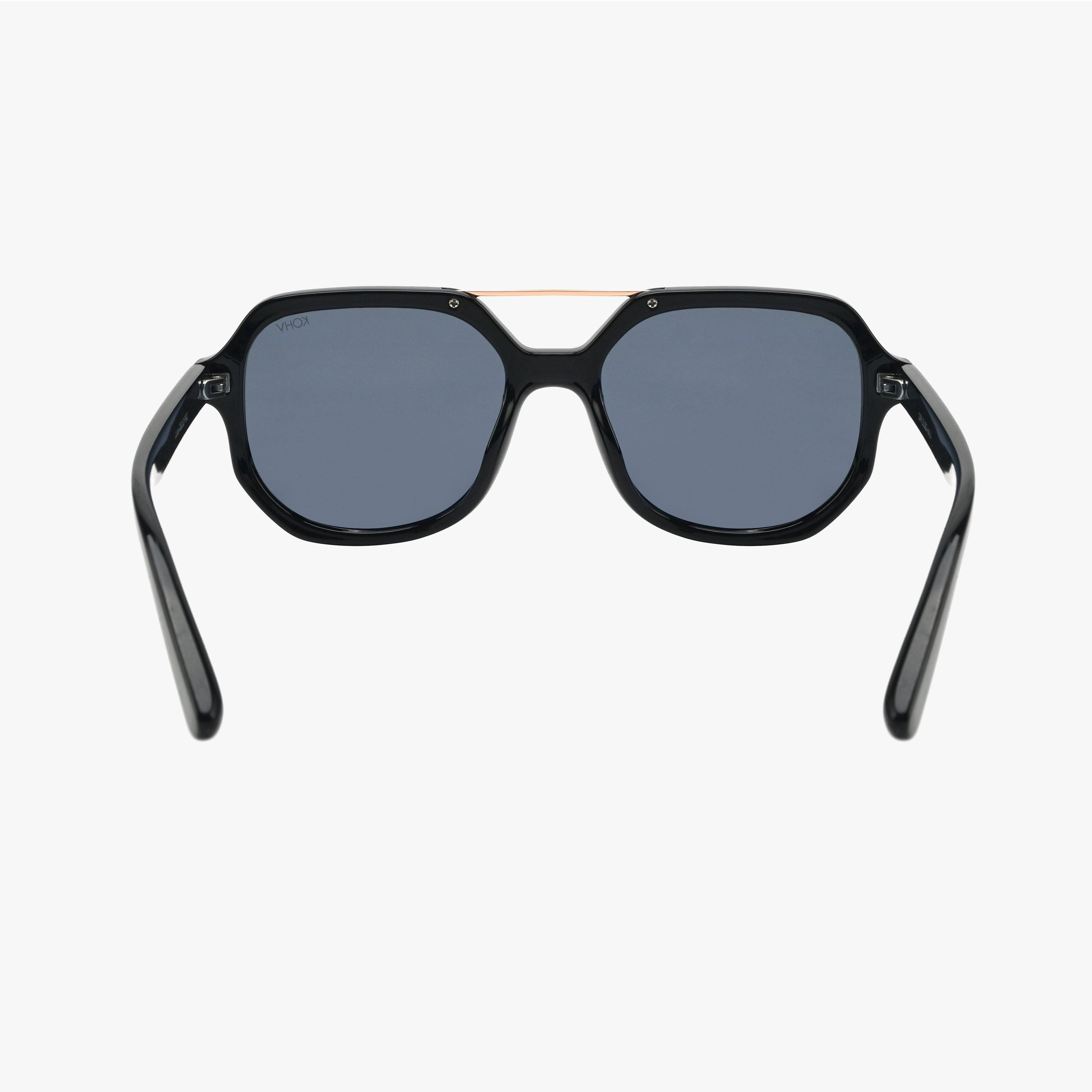 LUNA BRONZE Polarized Square Designer Fashion Sunglasses